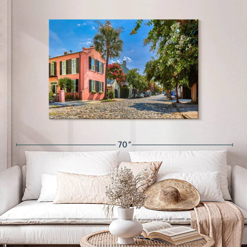Sireci Charming Charleston Street, 32" H x 48" W
