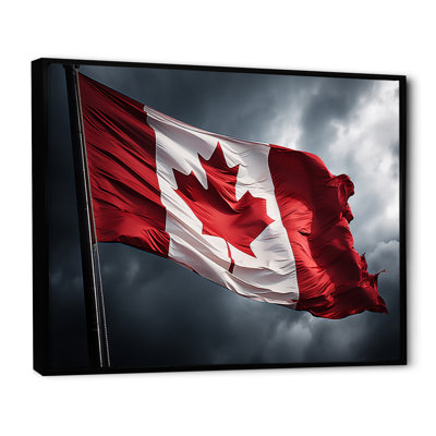 Canada Canada Pride II - reproduction de cadre flottant sur toile