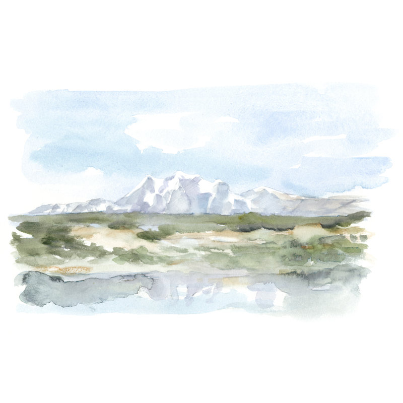 Mountain II by Ethan Harper - Painting, 51 cm H x 76 cm W, Wrapped Canvas
