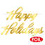 Banderole Foil Happy Holidays