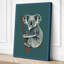 Koala on Branch Modern - Wrapped Canvas-79804614-79804617
