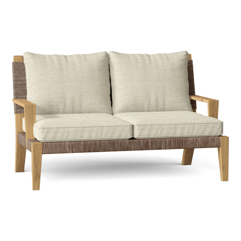 Hadley Outdoor 2 - Seat Loveseat, Oat, Hadley Hemp