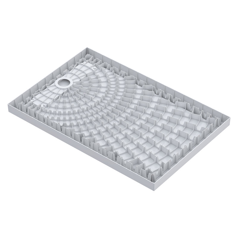 Bristol 48" x 32" Chrome Framed Rectangular Shower Kit