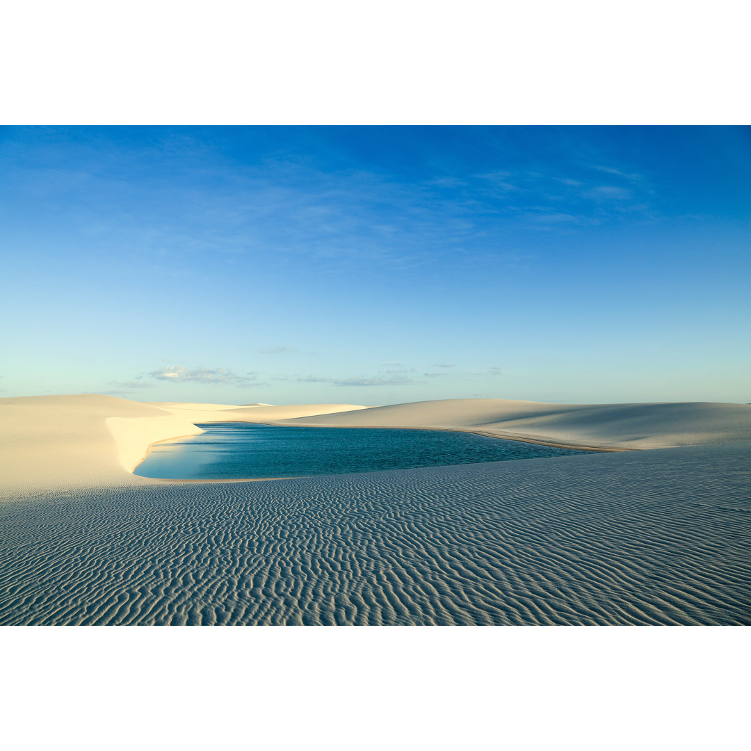 Sanddünen und Lagune von Brunomsbarreto - Druck