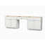 Base de meuble-lavabo double 102 po seulement-111666773