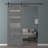 Avon 80'' Solid + Manufactured Wood Paneled with Installation Hardware Kit Barn Door-66691352-66691351