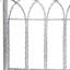 Étagère en fer antique à 3 niveaux 25,5 x 17 x 80,5 po - Finition argent vieilli, présentoir pour la cuisine, la salle de bain, le salon ou le patio