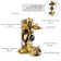 Wall Mounted Temperature Display Shower Faucet with Rough-in Valve