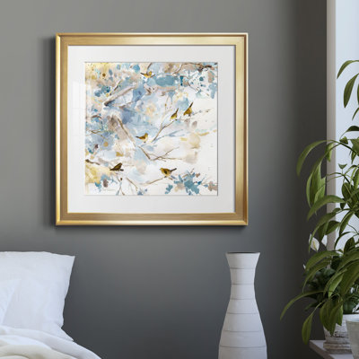 Lavande printanière I - reproduction d'art sur papier encadrée
