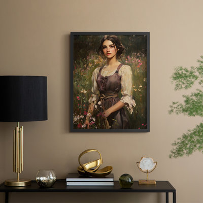 WOMEN Series CCLXVI  -Premium Framed Print -Ready to Hang - No Nails Required