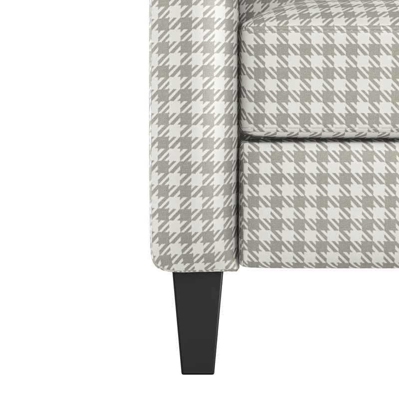 Dolins Upholstered Recliner, Heather Gray Houndstooth