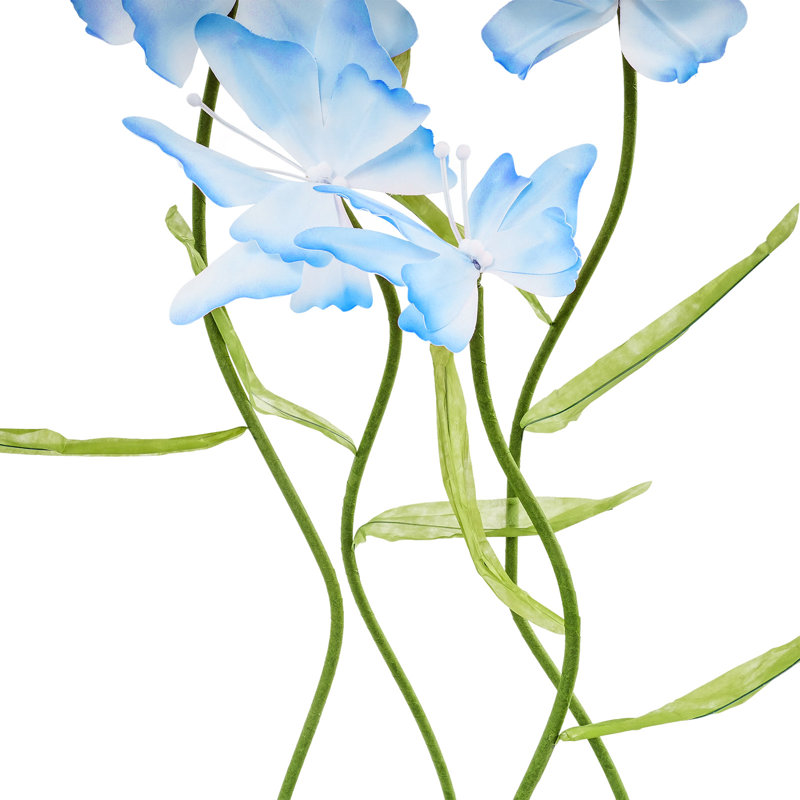 Fleurs de papillon artificielles, Bleu