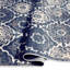 Tapis bleu marine à motif géométrique Montrel-65770433