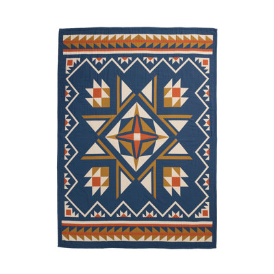 Pendleton King Quilted Star Indigo