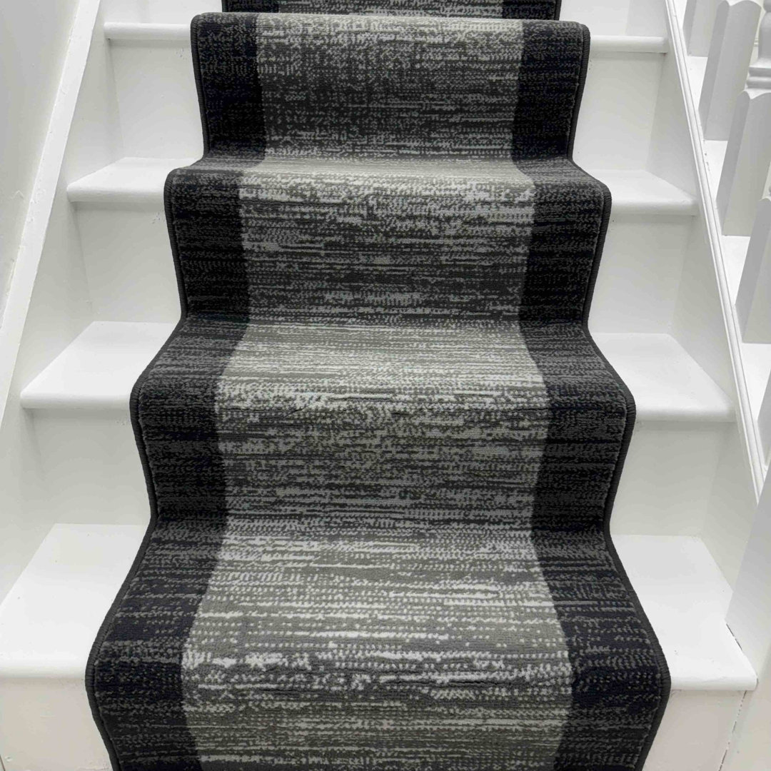 Morning Mist Dark Grey Stair Runner – Soft & Durable Carpet Runner for Stairs & Staircases, Multiple Lengths
