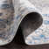 Harty Oriental White/Royal Blue Area Rug