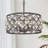 Fanourios 4 - Light Modern Drum Chandelier with Round Crystal-1822414800