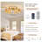 25.59" Boho Rattan Farmhouse Ceiling Fan With Light Kit And Remote