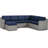 Modular Patio Conversation Set with Cushions-397064405-397064404