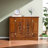 15 Pair Solid Wood Shoe Storage Cabinet