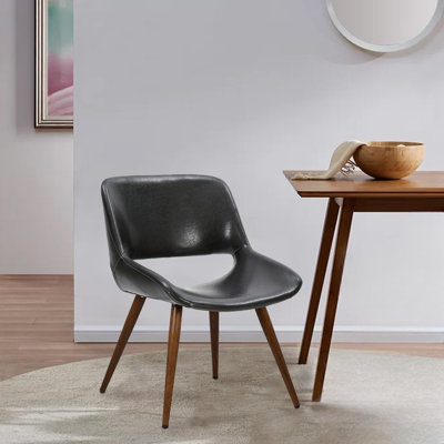 Roslindale Faux Leather Mid-Century Dining Chair