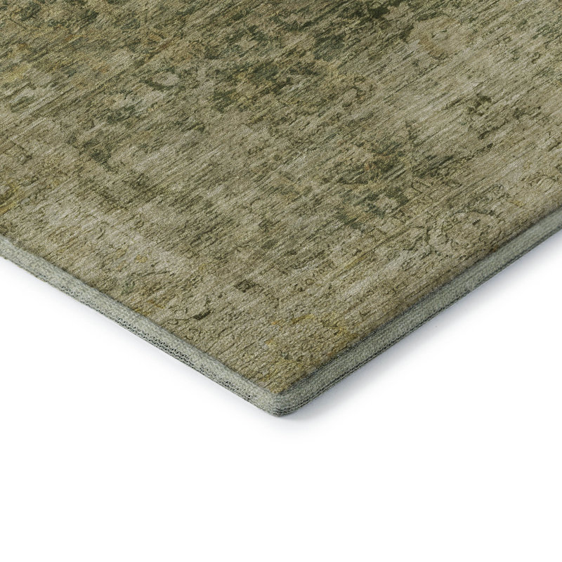 Premium Machine Washable Verlin AMF1773 Border Rug, Rectangle 10' x 14'
