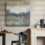 «Cool Grey Horizon I», reproduction sur toile tendue-1962379581