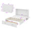 Grand lit escamotable mobile avec tiroir