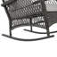 Chaise berçante de patio avec coussins en polyester Fruttuo-1148350648