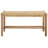 Enrique Bench W/ Rattan Weavin