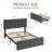 Bed Frame with Adjustable Headboard-2115354398-2145460537