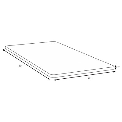 Wyatt Twin XL Bunkie Board Foundation