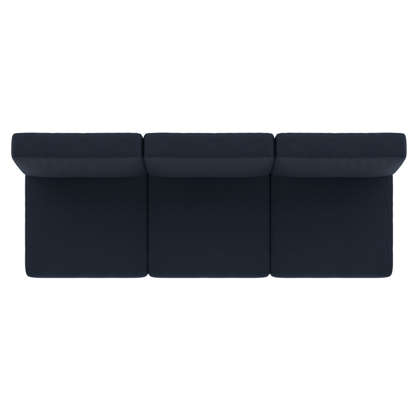 25" Sunbrella® Sofa Seat and Back Cushion, Canvas Navy Sunbrella® Canvas