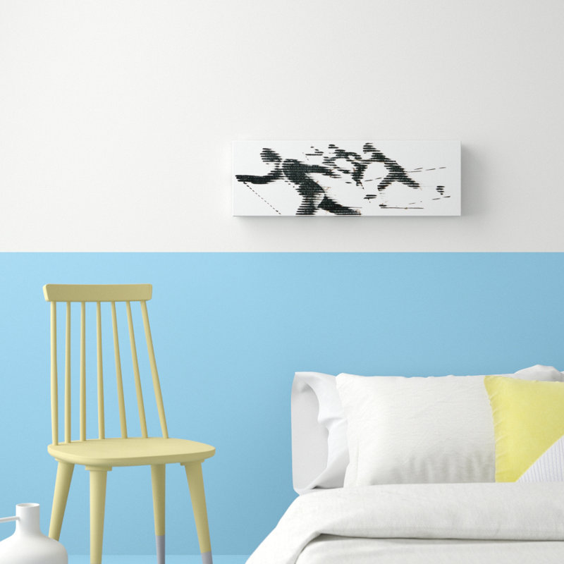 1 Piece Wrapped Canvas Wall Art, 25 cm H x 76 cm W x 5 cm D