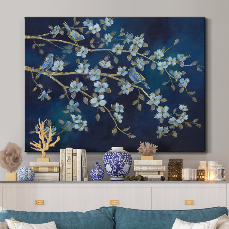 " Bluebird Conference ", 32" H x 24" W x 1" D
