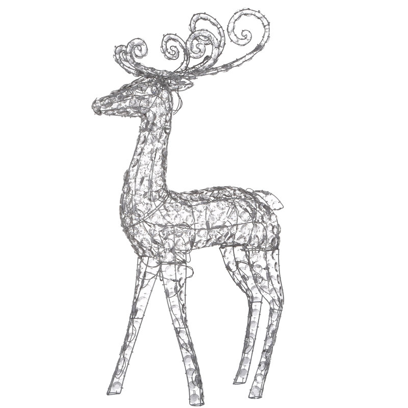 Cerf 48 po avec lumières DEL
