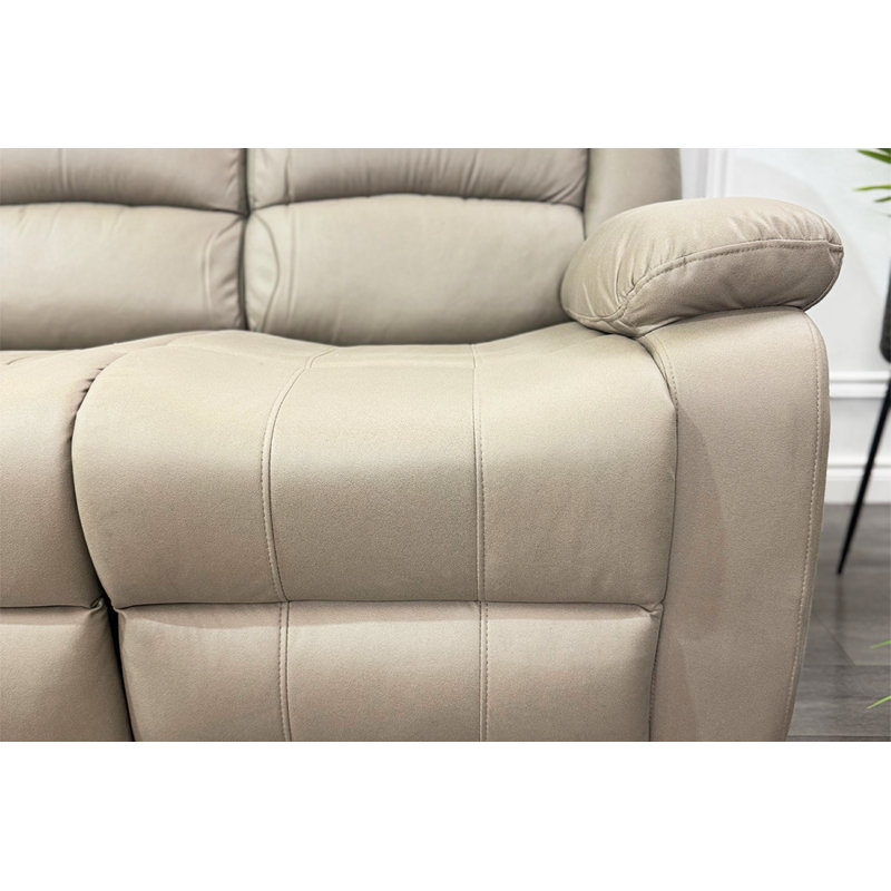 Mykita 510.54cm Wide Glider Standard Recliner, Beige
