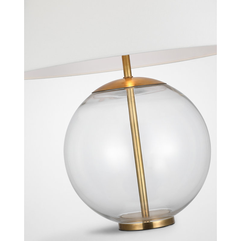 Morton Table Lamp, Clear Glass