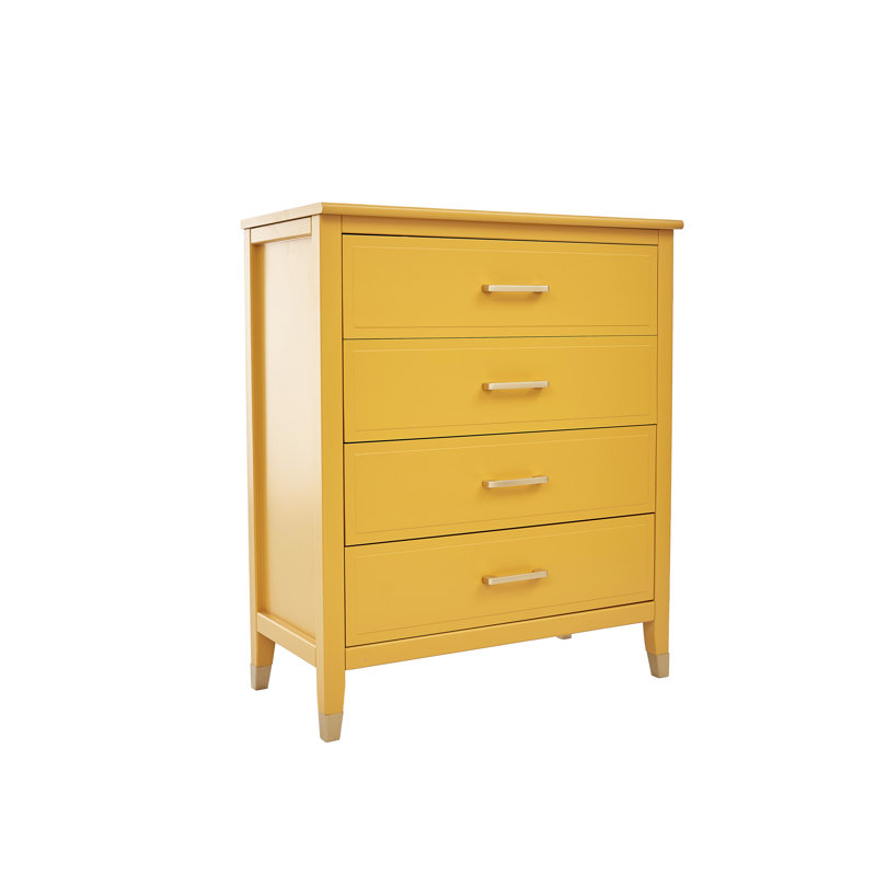 Mel Chest of Drawers, Mustard