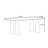 French cream-style solid wood dining table-609570914
