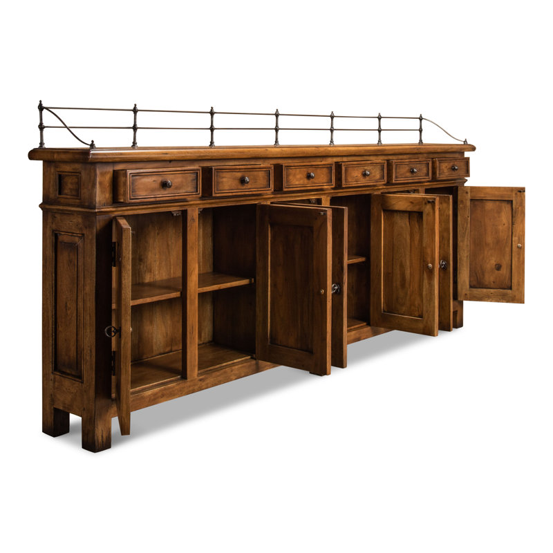 Covent Gardens 96'' Solid Wood Sideboard, Fruitwood 