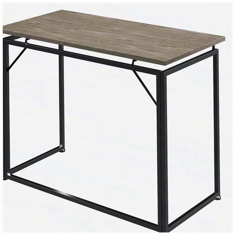 Bureau pliant peu encombrant, gris