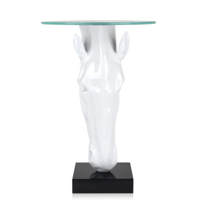 Balough Glass Top End Table