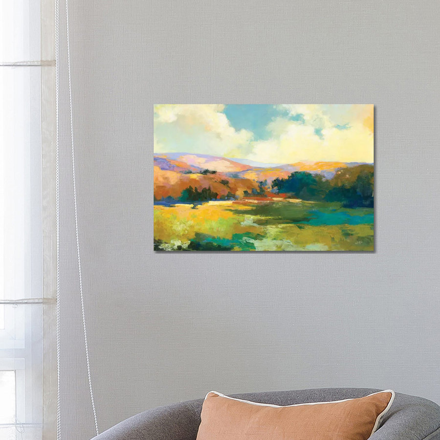 Daybreak Valley Crop by Julia Purinton - Painting Print