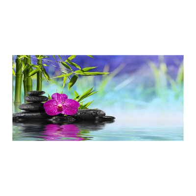 Orchid Bamboo - No Frame Print on Canvas