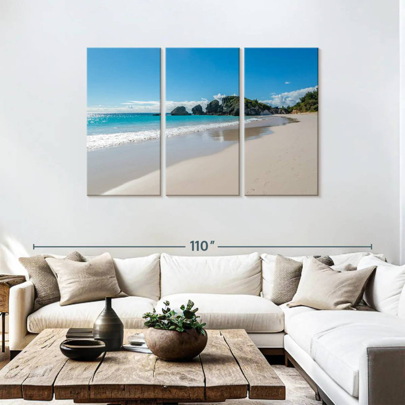 Gillard Bermuda Horseshoe Bay Beach, H 48 po x l 74 po