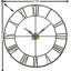 Eshe Metal Skeleton Wall Clock