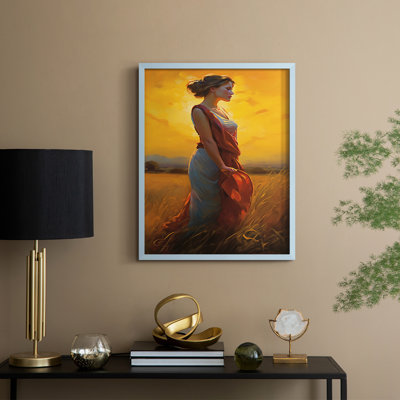 WOMEN Series CMLXXXIV Framed Print - Solid Wood