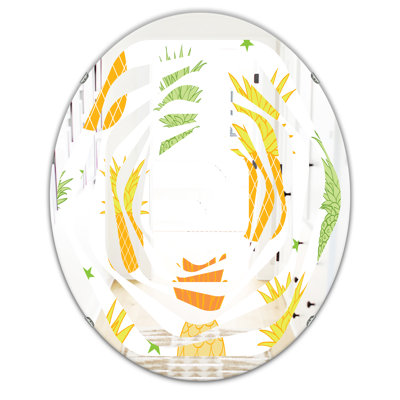 Miroir mural Pineapple Summer Bliss II