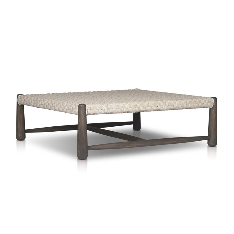 Savio Outdoor Coffee Table, Vintage White